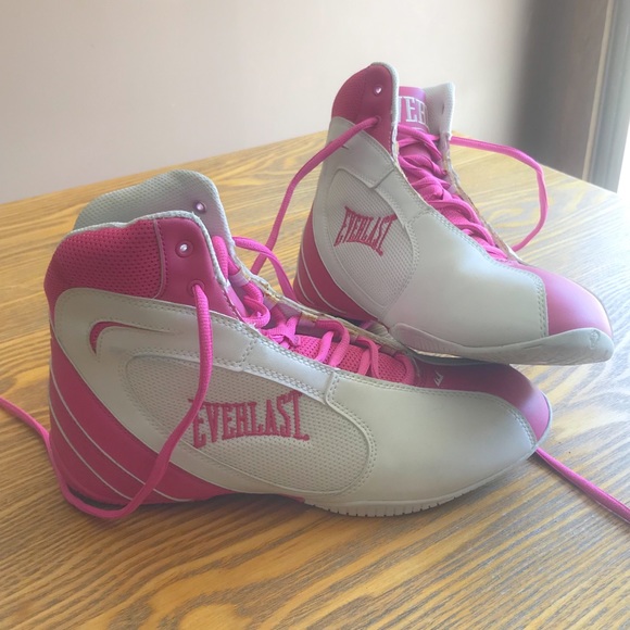 boxing shoes pink